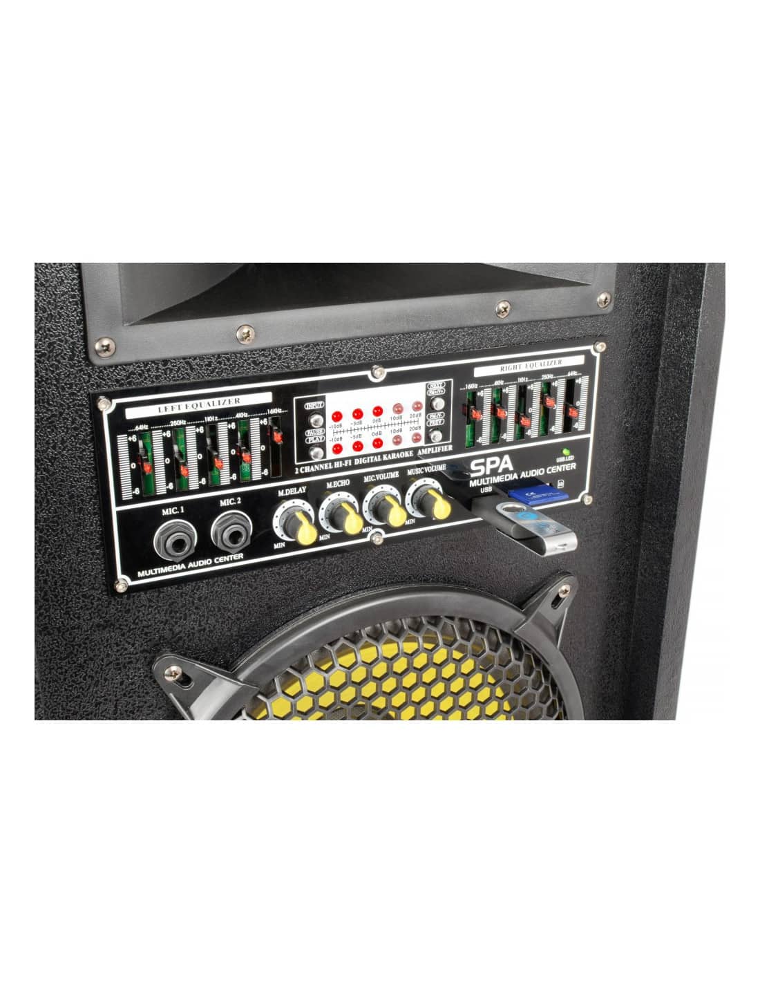 Kit bafles karaoke Skytec SPA800R 