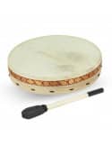 Gonalca Pandero Chamánico 14" 35cm | Parche Piel Fresno | Maza y Funda