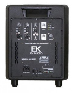 EK AUDIO M04PA08B PA SYSTEM Bateria 800W MP3 Bluetooth 2