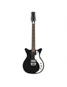 Danelectro 59X 12 Black guitarra de 12 cuerdas