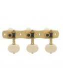 Gotoh 35G1800-1W Clavijero Guitarra Clásica | Palomilla Blanca Repuesto Luthería |