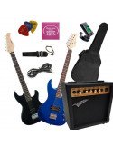 Pack Guitarra Eléctrica Cadete 3/4 + Amplificador 20W | Niños 7-10 Años