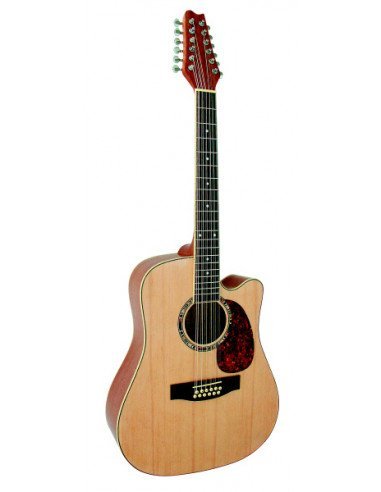 Guitarra acustica MSA de 12 cuerdas CW 1100-NT barata ofertas