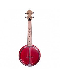 Banjolele 4 Cuerdas Bones BB400-R Rojo