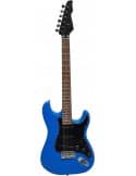 Guitarra Eléctrica Strato Azul Mate | 22 Trastes 3 Pastillas | Iniciación Adulto