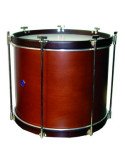 Samba 9619SM Timbal Cofradía 12" Nogal | 6 Tensores | Parche Poliéster