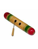 Samba 613SM Güiro Tubular con Rascador Artesanal | Colores Ø7x40cm | España