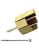 Samba 6241SM Octógono Percusión con Mango | Madera Natural Macita | España