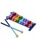 Carrillón 10 Láminas de Colores | Láminas de Acero | 440Hz | Estuche | Samba 320SM