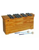 Metalófono Bajo Parte Cromática | 9 Láminas | Láminas de Aluminio | Mazas | Samba 3623SM