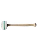 Maza Bombo Fieltro Compacto 7cm Banda Verde | 350mm | 177g | Samba 5149SM