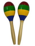Maracas | Madera Colores | 20,5x5,5cm | 150g | Samba 8262SM