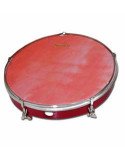 Pandero 12"/30,5cm Rojo | Parche de Piel | Tensores | Samba 772RSM
