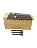 Xilófono Bajo Ipe Diatónico | 16 Láminas | Do–La1 | 440Hz | Mazas | Samba 3140SM
