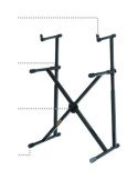 Hercules KS110B Soporte Teclado en X Simple | 530-990mm