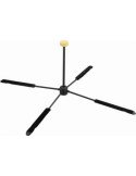 Hercules DS543B Soporte 2 Flautas/Clarinetes + Flautín | Plegable