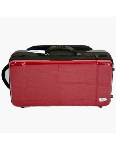 Estuche 4 Trompetas Metálico Rojo |...