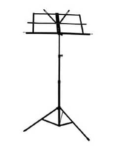 Atril con pie extensible adaptable y funda de transporte