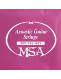 Cuerdas Guitarra Acústica 0.10-0.47 | Acero y Bronce