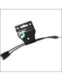Cable Audio Mini Jack M - 2 Mini Jack H 0.15m | Kirlin YE-366 Instrumento | Percusión Batería Música Banda Orquesta Accesori