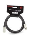 Cable Micrófono Tela XLR M - XLR F 3m 24AWG | PA Escenario | Kirlin MW-440-3M