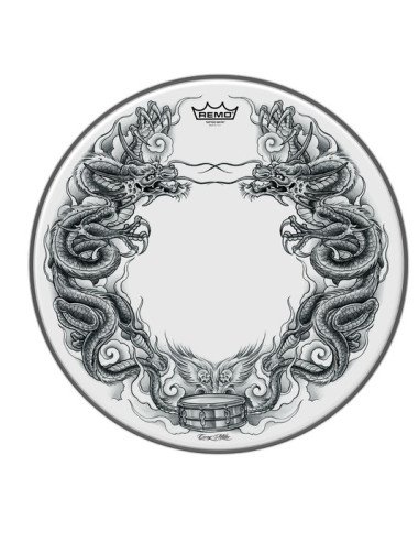 Remo Parche 14" Batidor Tattoo Dragon...