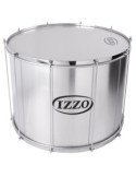 Izzo Surdo Aluminio 24"x45cm 10 Divisiones | Parche P2 Blanco | IZ7993