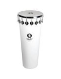 Timbra Timba Aluminio Blanco 14"x90cm 16 Divisiones | TI8509 Instrumento Percusión | Música Accesorio Batucada Folklore Bate