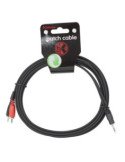 Cable Audio Mini Jack M - 2 RCA 3m | Kirlin YE-364-3M Instrumento | Percusión Música Accesorio Batucada Folklore Batería Orq