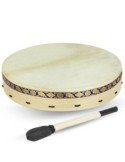 Pandero Chamánico de Piel 18" 45cm | Fresno Mate | Gonalca VH01560 Instrumento