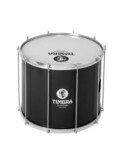 Timbra Surdo 18"x40cm Negro Mate | Aros Cromados | TI15914 Instrumento