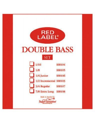 Cuerda Contrabajo SUPER-SENSITIVE Red...