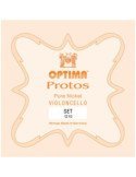 Set De Cuerdas Cello Optima Protos 1210 Medium 1/2