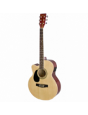 Guitarra Acústica Daytona Cutaway Electrificada Natural Zurda