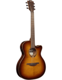 Guitarra Acústica LAG GLAT118ASCE-BRS Auditorium Slim Cutaway Tramontane 118 A/E Brown Shadow