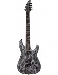 SCHECTER C-7 MS SILVER M....