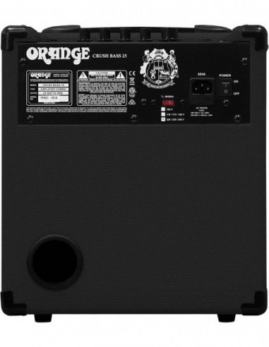 Orange Crush Bass 25 Black Combo...