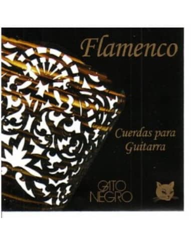 Cuerdas Flamenco Gato Negro TM - Tension Media