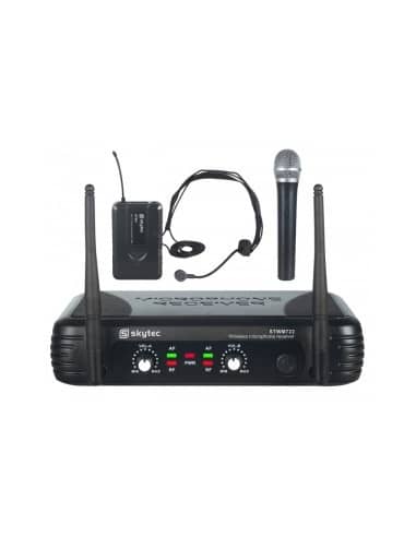 Skytec STWM722C micro UHF 2 canales combi div