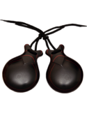 Castañuelas Jale Fibra Negra Veta Roja Nº6