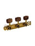 Gotoh 35G1600-1RGG Clavijero Guitarra Clásica | Palomilla Marrón Con Lira Repuesto Luthería |