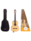 Pack Admira Alba Guitarra Clásica 4/4 + Accesorios | Tapa Pino | Iniciación