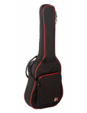 Funda Guitarra Clásica Cadete 3/4 10MM Ek Bags Ribete Rojo