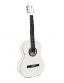 Guitarra Española 4/4 Blanco Brillo | Tapa Abeto | Iniciación