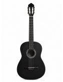Guitarra Clásica 4/4 Negra Satinada | Iniciación Nivel Medio | Española Adulto