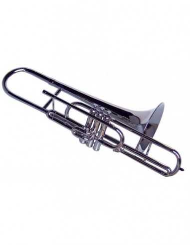 Trombón Marcha Pistones Do Plateado |...