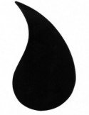 Golpeador Negro Adhesivo Forma Lágrima | Guitarra Clásica/Flamenca Accesorio |