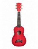 Ukelele Soprano Makala Rojo Sombreado Serie Delfín