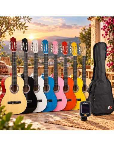 Pack Guitarra Clásica 4/4 Rocío con...