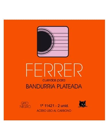 Cuerdas Bandurria Ferrer acero - juego de 12 und